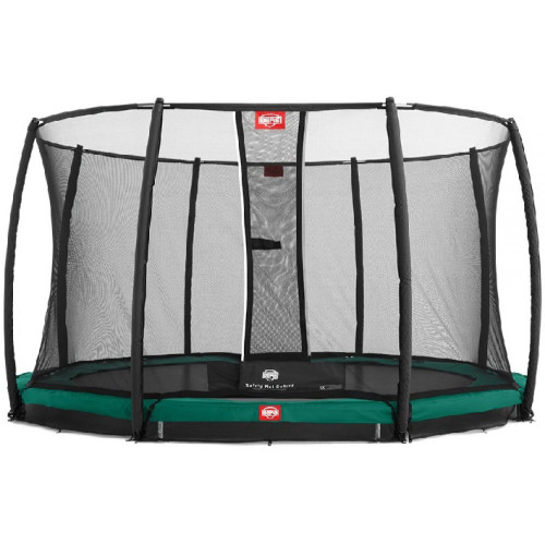 Купить Батут  Berg InGround Favorit 14 ft 430 Green + сетка Deluxe InGround в Киеве - фото №1
